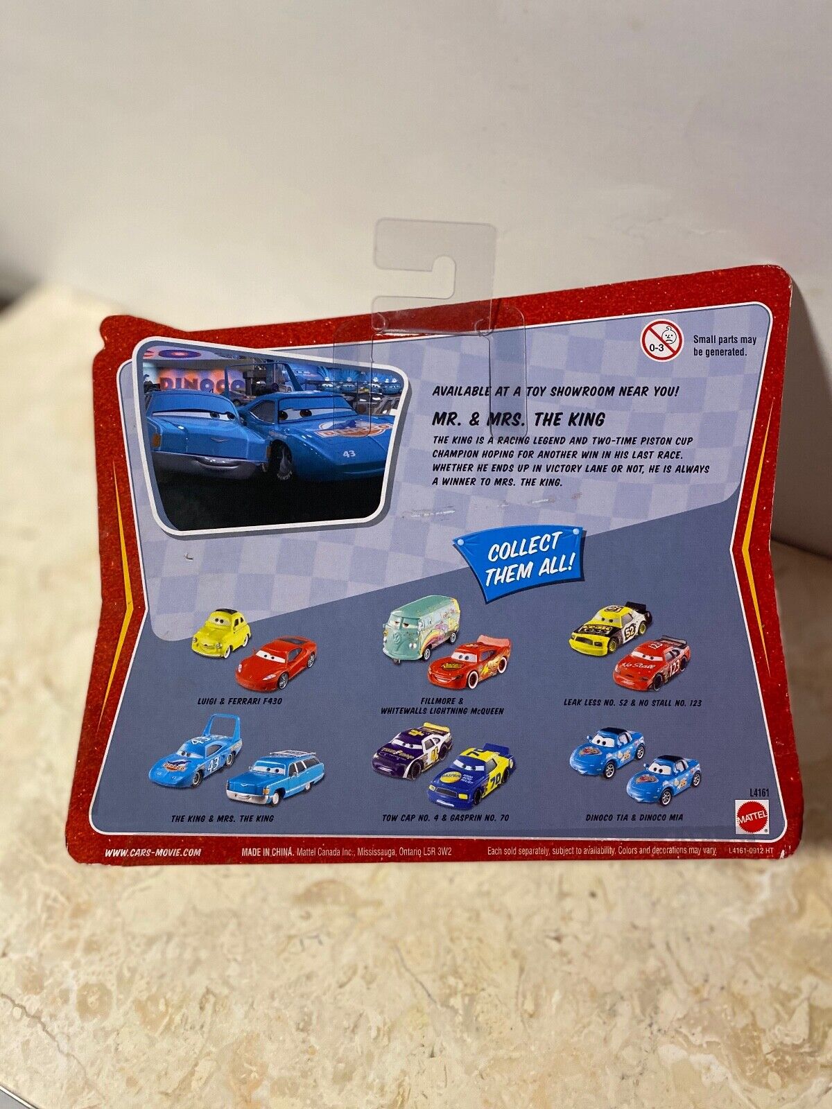 The World of Cars Race O Rama Patti 2009 Disney Pixar M5440 NRFB - We-R-Toys