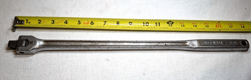 VINTAGE -V- CRAFTSMAN TOOLS 44202 1/2" DR FLEX HEAD 18" BREAKER BAR USA - Picture 4 of 7
