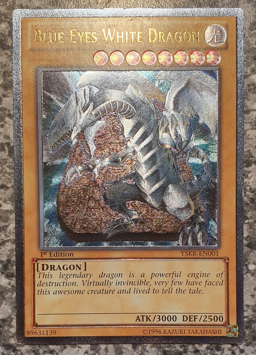 Yugioh Blue-Eyes White Dragon YSKR-EN001 Ultimate Rare 1st Edition