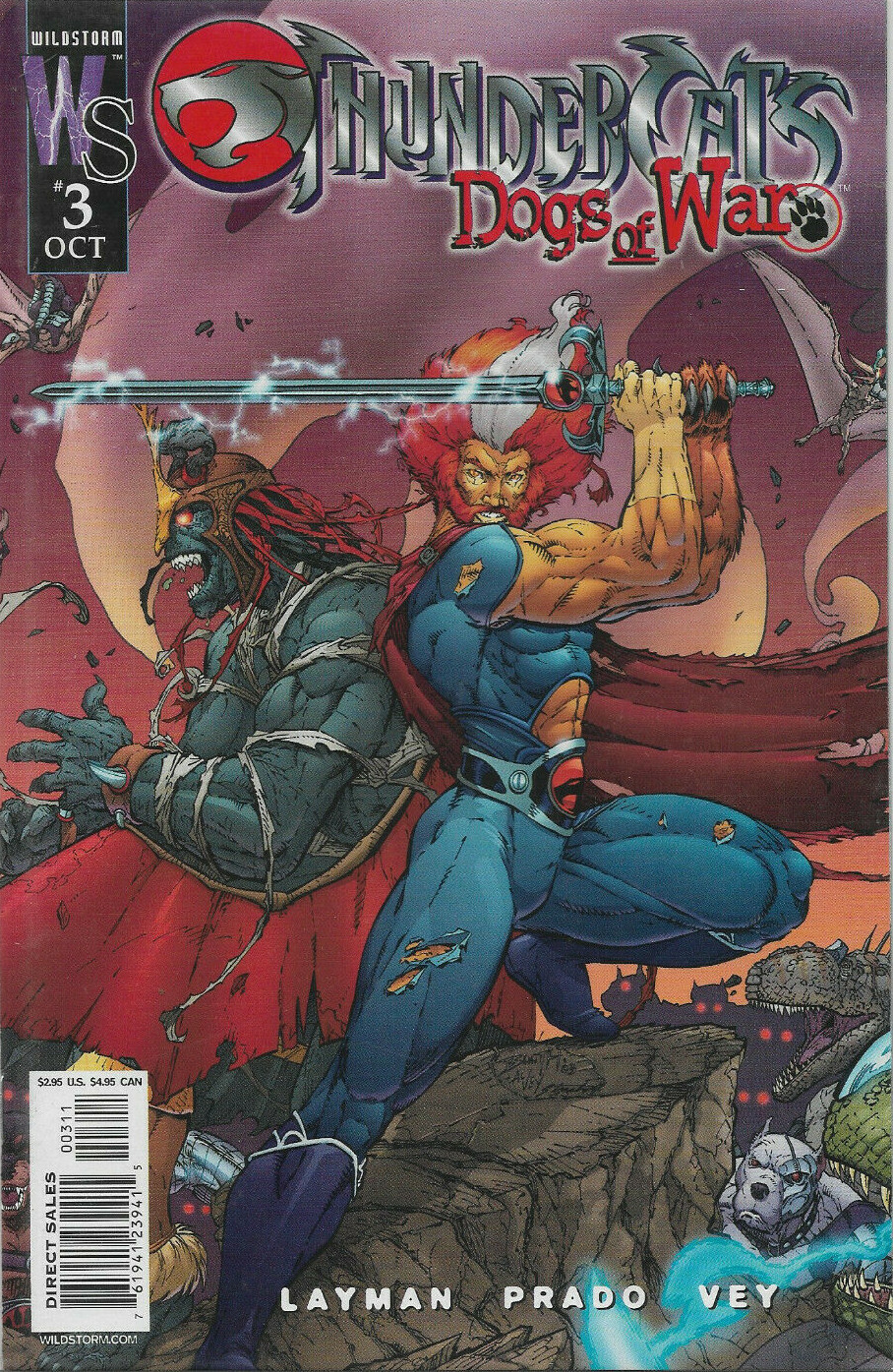 THUNDERCATS: DOGS OF WAR #3 A - Back Issue (S)