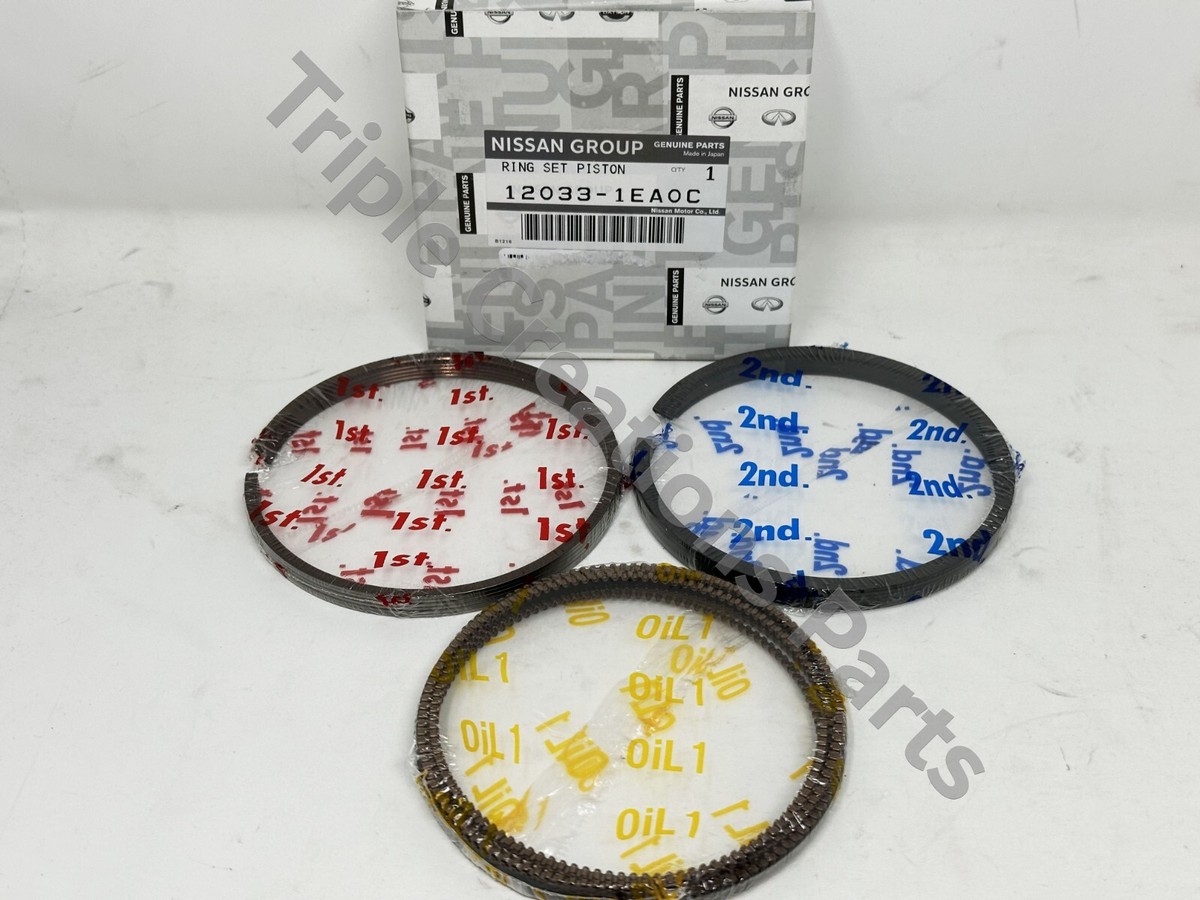 アクセサリー Genuine Nissan 12033-1EA0C Ring Set Piston 120331EA0C OEM | eBay