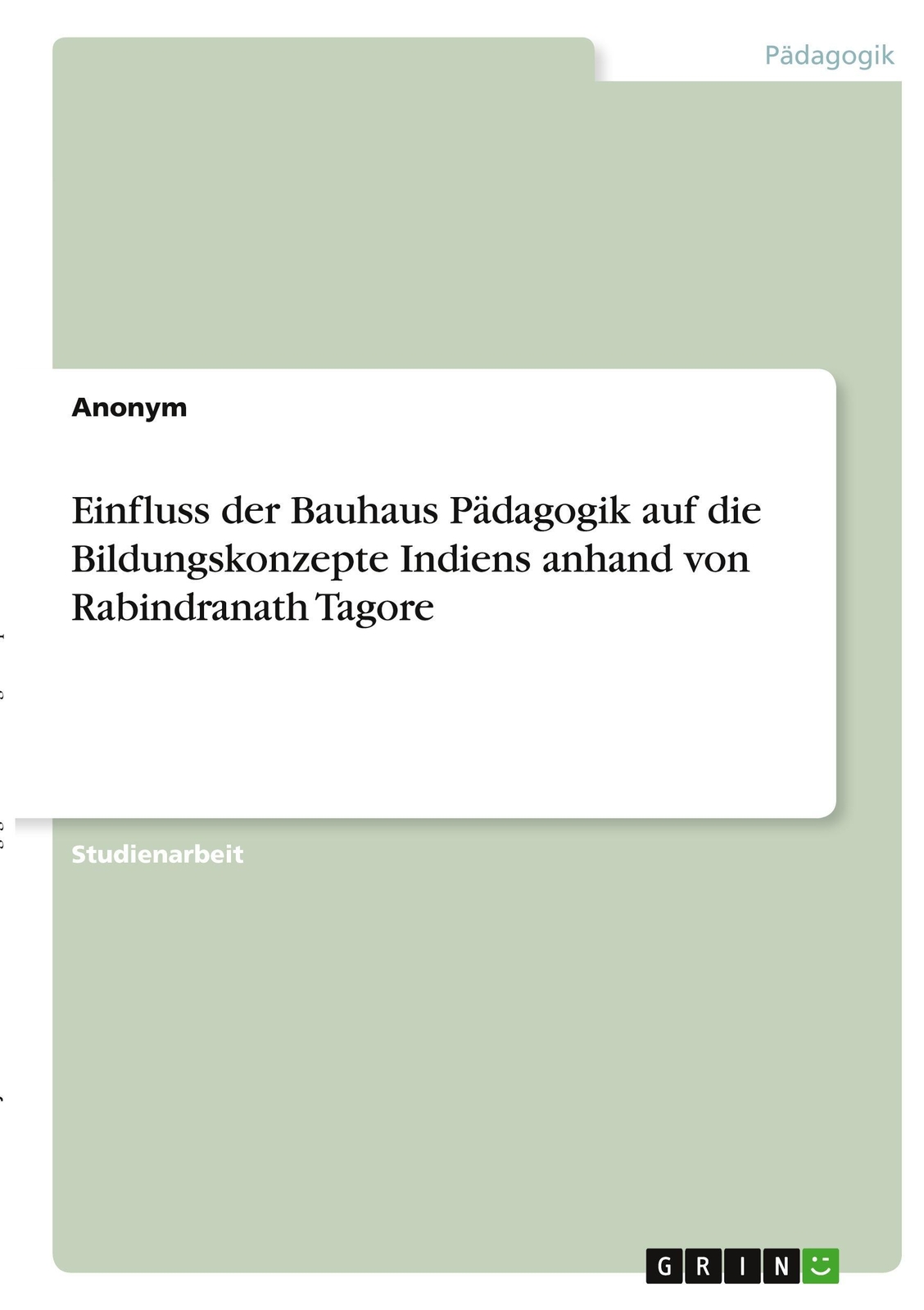 Thumbnail - Einfluss Der Bauhaus Pädagogik Auf Die Bildungskonzepte Indiens Anhand