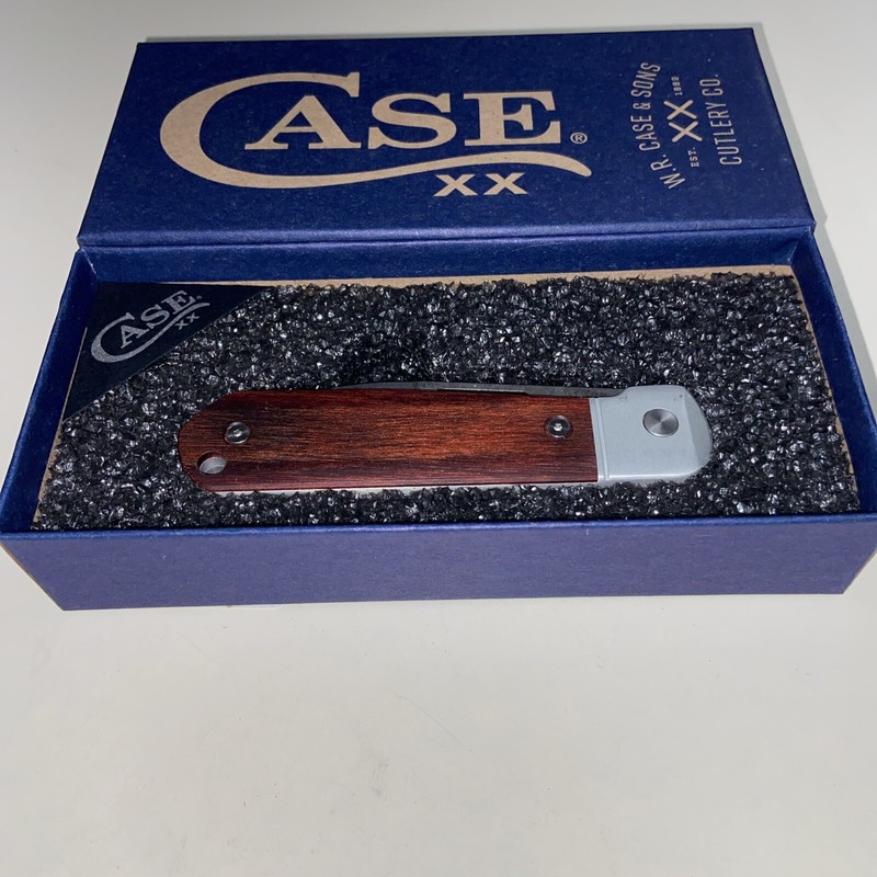 CASE XX #42229 REVOLNDLE CLEAR ANODIZED ALUM ROSEWOOD HIGHBANKS