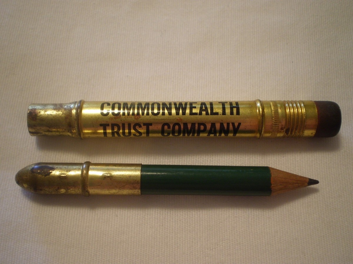 あ　　ペンシル VINTAGE COMMONWEALTH TRUST CO. BANKER ADVERTISING PENCIL