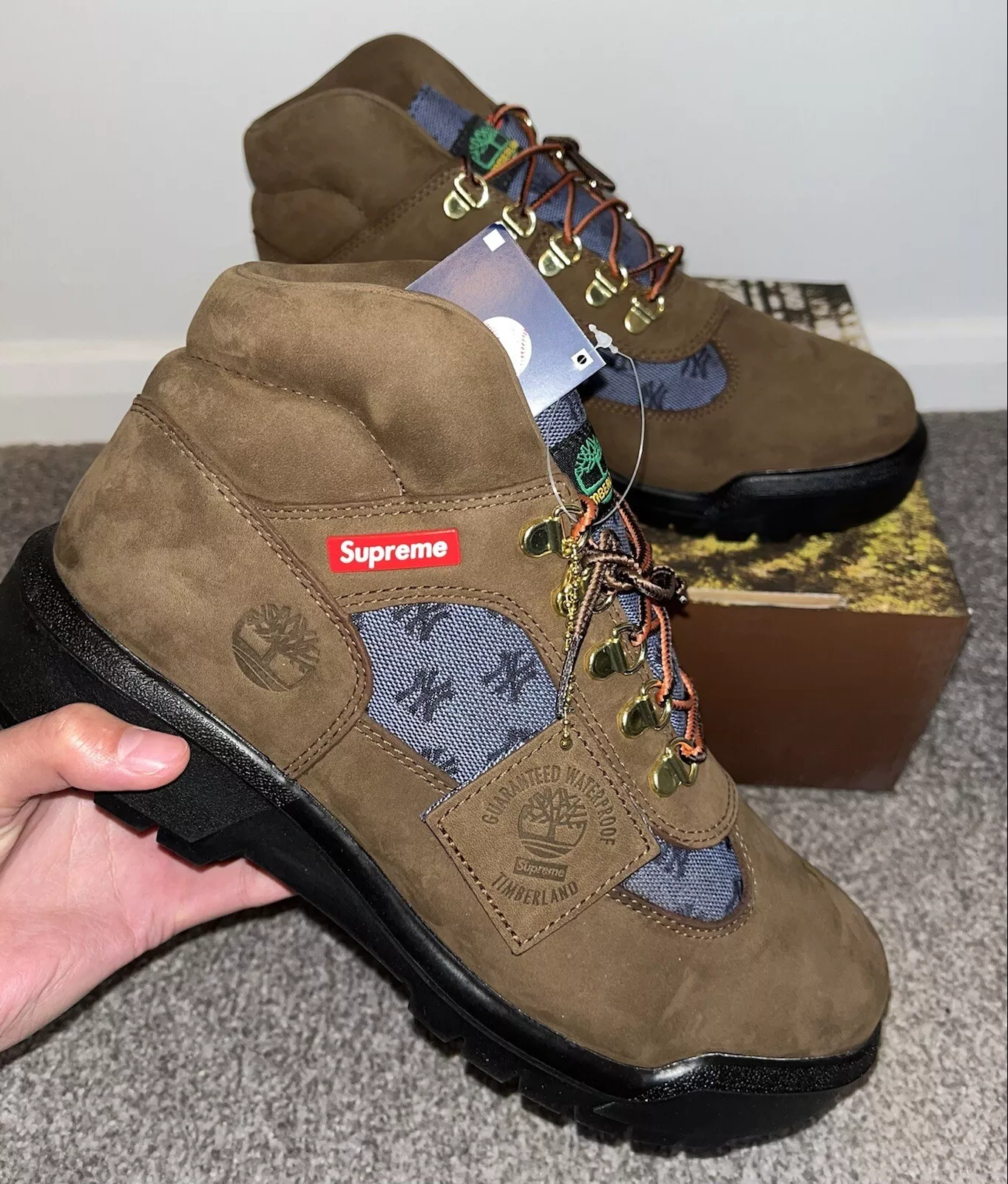 Bottes de campagne Supreme X Timberland X New York Yankees