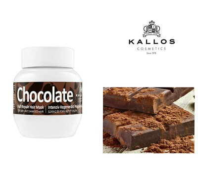 KALLOS PROFESSIONAL HAARMASKE SCHOKOLADE - Full Repair Maske für trockene und beschädigte