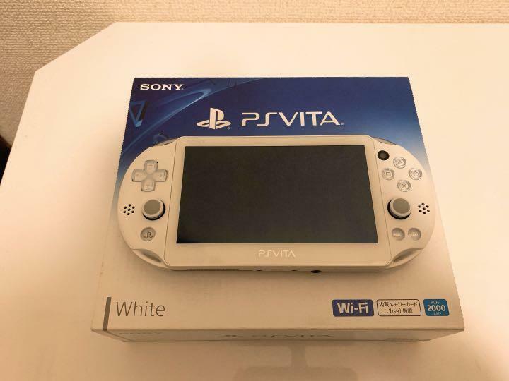 SONY PSVita Wi-Fi model white PCH-2000 ZA12 white box from SONY PSVita Wi-Fi model white PCH-2000 ZA12 white box from