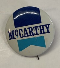 VTG 1968 Gene McCarthy For President Button Pinback Round 1 3/8" Made in the USA