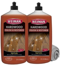 Weiman Hardwood Floor Polish Restorer 32 Fl Oz Pack of 3 Scratch Resistant Care