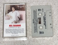 Neil Diamond 12 Greatest Hits Album Volume II Music Cassette