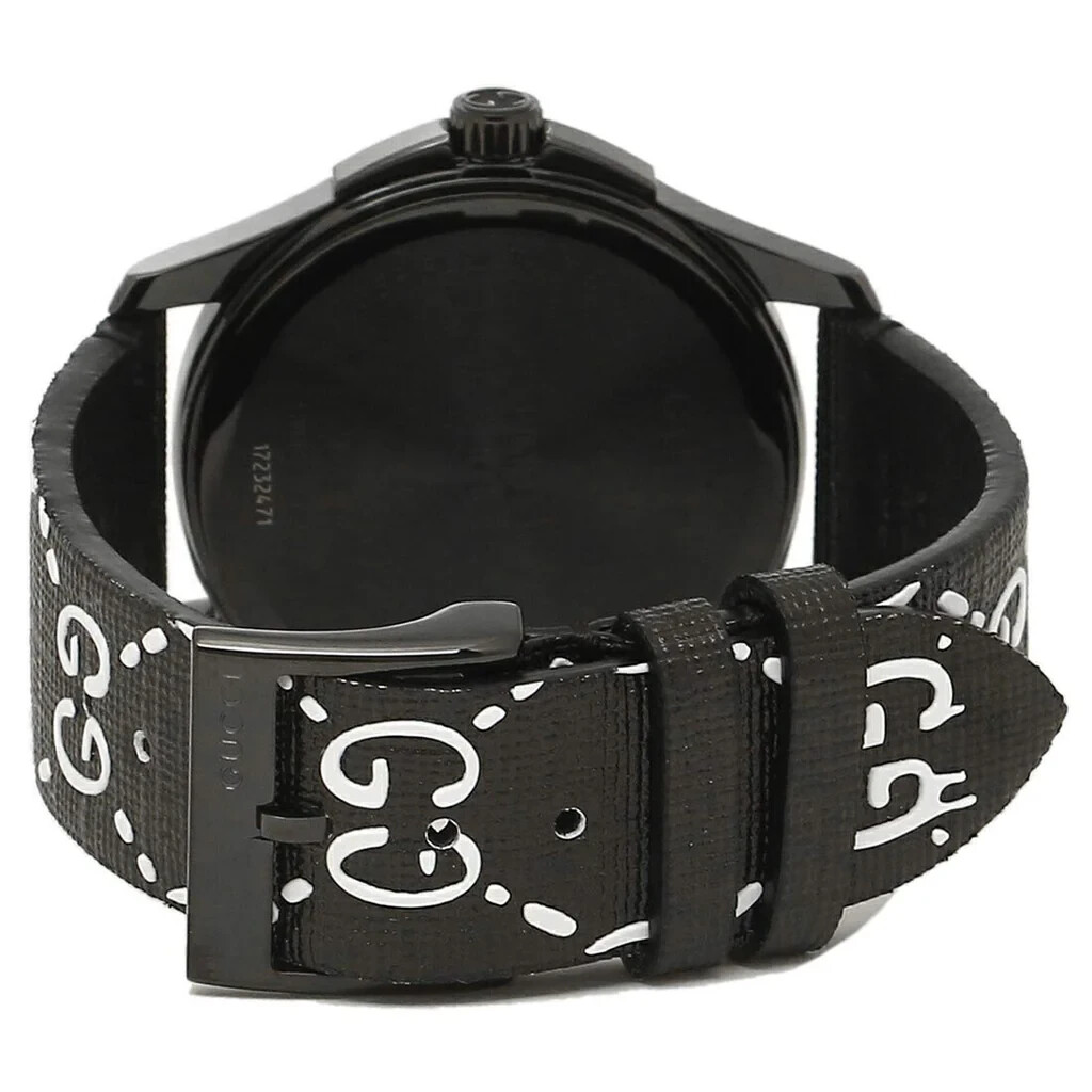 GUCCI TIMELESS GHOST WATCH - YA1264018 - QUARTZ BLACK DIAL GUCCI TIMELESS GHOST WATCH - YA1264018 - QUARTZ BLACK DIAL