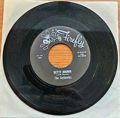THE JAYHAWKS ''Betty Brown / New Love'' US Doo Wop R&B Repro 7'' RE 45 FIREFLY RnR