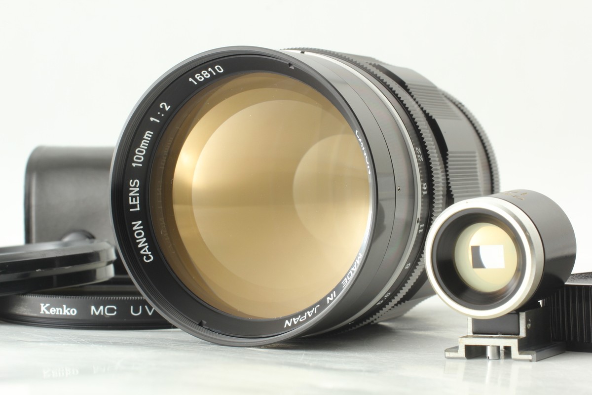 100mm Lens Canon 100mm F2 Ltm CLA'D [Top MINT] Canon 100mm F/2