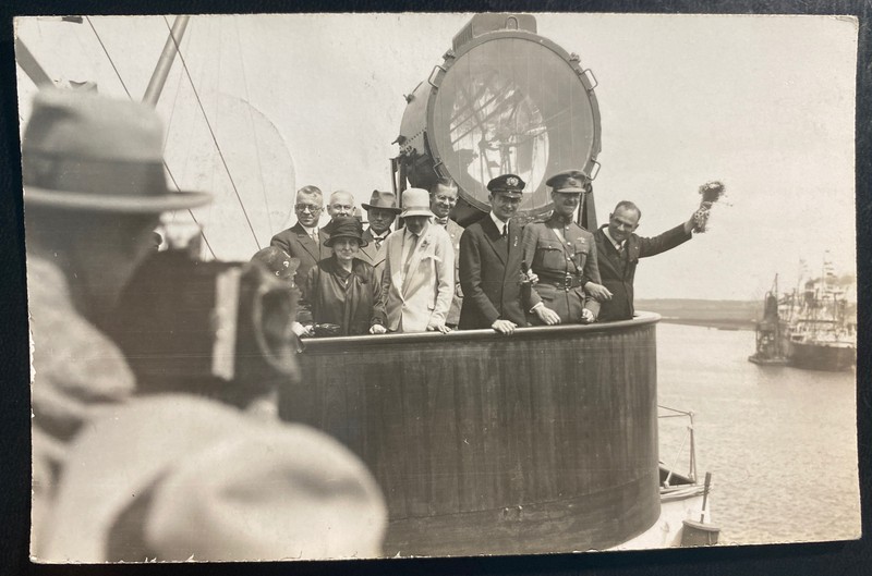 1929 Germany RPPC Postcard Cover To Chicago IL Usa Bremen Ocean-Flyers Celebrati