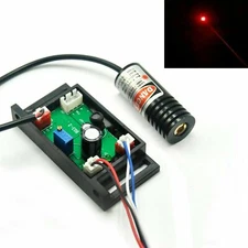 650nm 660nm 12V Red Dot 100mW Laser Diode Module TTL Driver 18x45mm