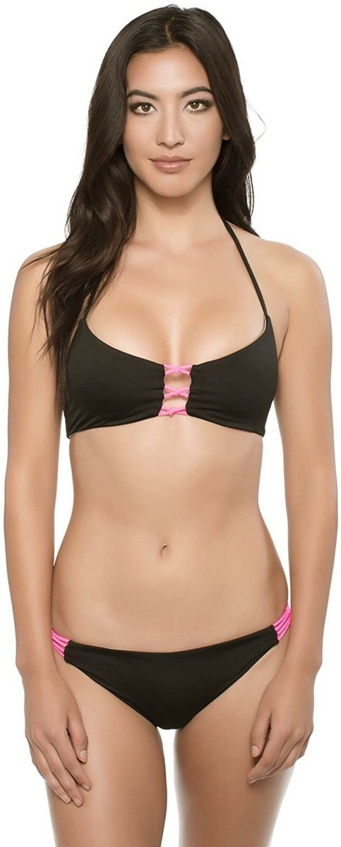 Basta Surf Bondi Reversible Bungee Black Piece Bikini Size XS