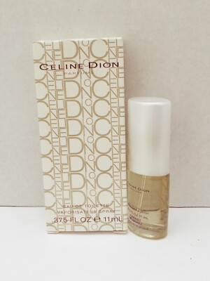 Celine Dion Parfums Eau De Toilette EDT Spray For Women .375 oz/ 11 ml NIB