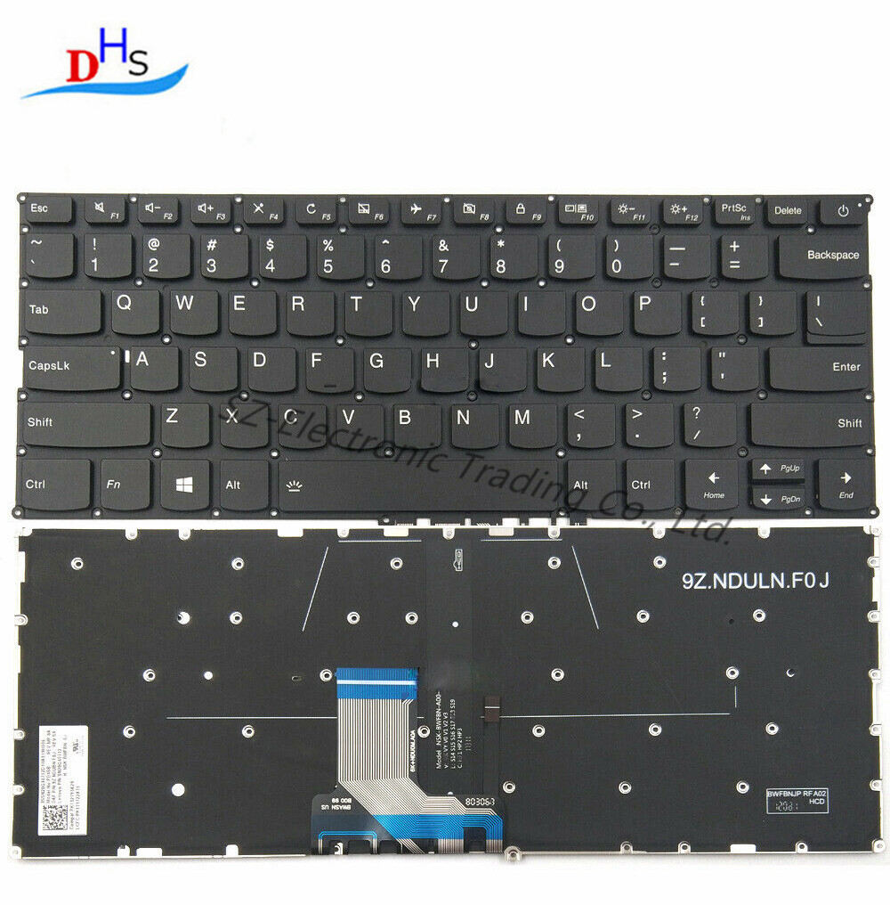 New For Lenovo IdeaPad 720S-13IKB 720S-13ARR US Backlit Keyboard
