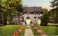 Vintage Postcard William Cullen Bryant House Berkshire Inn Great Barrington Mass