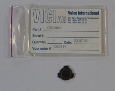 VICI C5-20R8 Rotor seal 8 mpos dead-end path valve, 1/16*.4mm, 75C/5000 /B