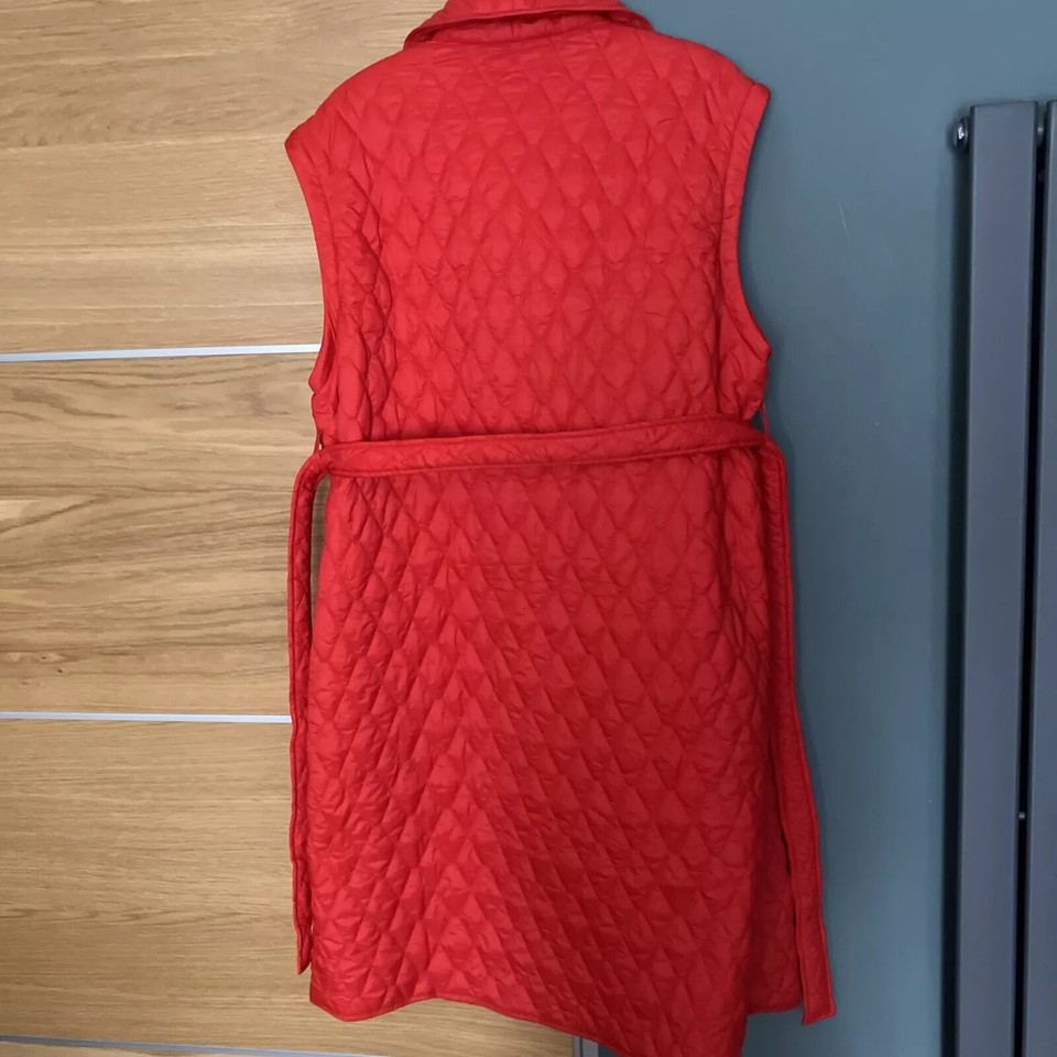 NEXT women’s Shower Resistant 2 in 1 Coat with detachable Sleeves UK 22 Red eBay