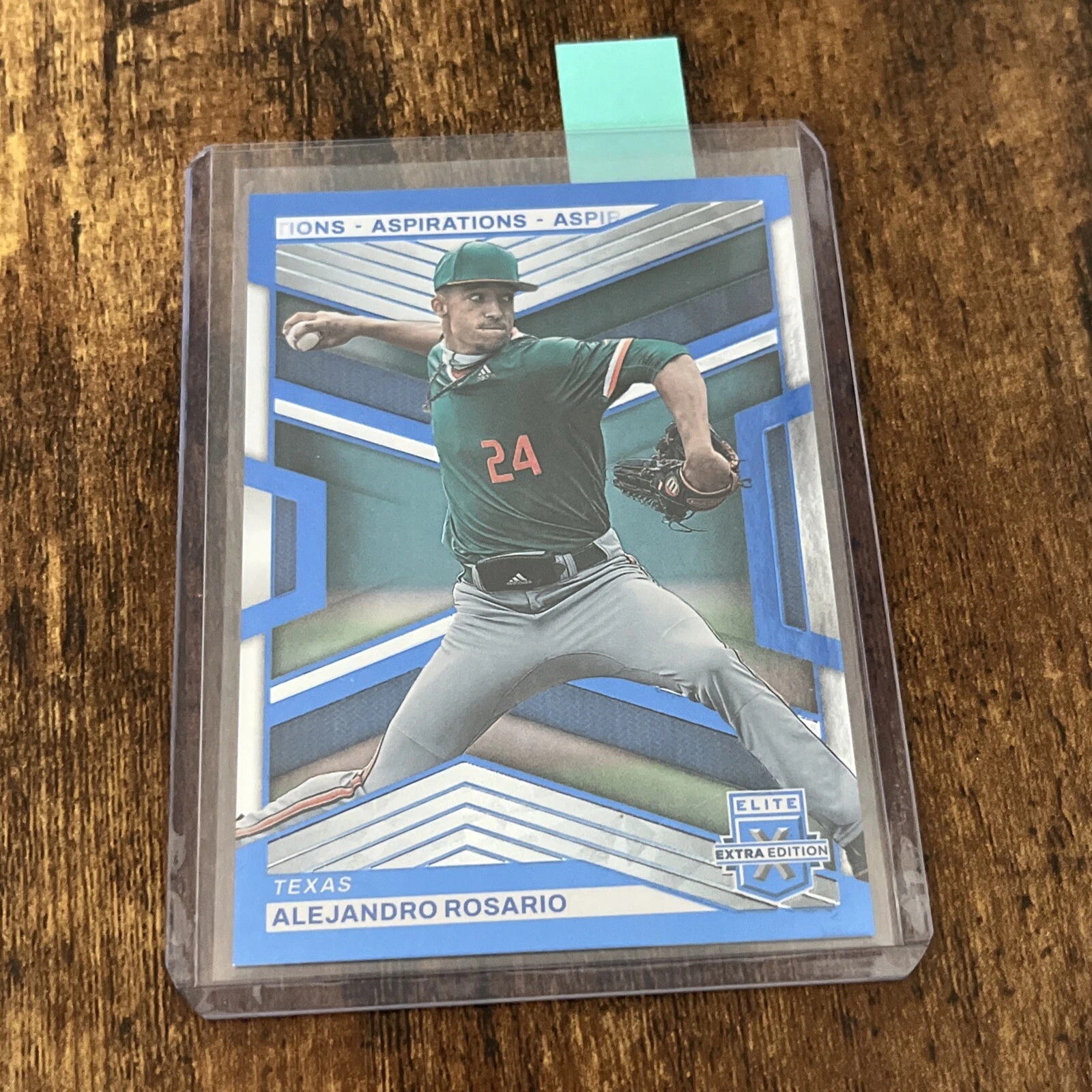 2023 Panini Elite Extra Edition #137 Alejandro Rosario Aspirations Blue #/349