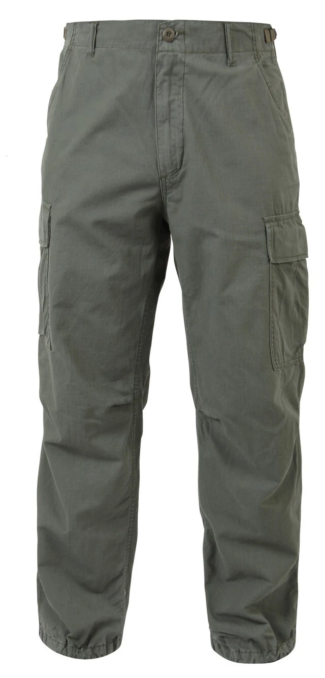 Rothco Vintage Vietnam Rip-Stop Fatigue Pants - Olive Drab