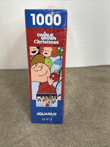 SEALED - Christmas 1000 PIECE Jigsaw Puzzle Peanuts Charlie Brown Aquarius - Picture 5 of 7