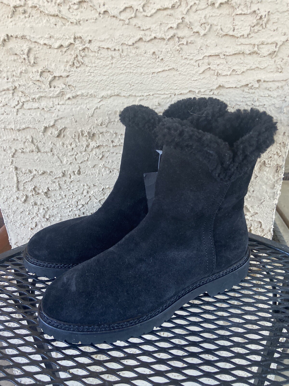 aquatalia shearling boots
