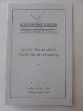 JACKIE ROBINSON FOUNDATION AWARDS DINNER AUCTION CATALOG 1995 WALDORF-ASTORIA NY