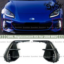 Fits 2022-2024 Subaru Brz Dual Color Sti Style Led Drl Daytime Running Light Kit