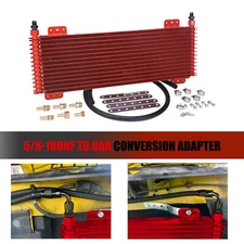 Automatic Transmission Oil Cooler For Max Heavy Duty 40,000 GVW + 6AN Fittings