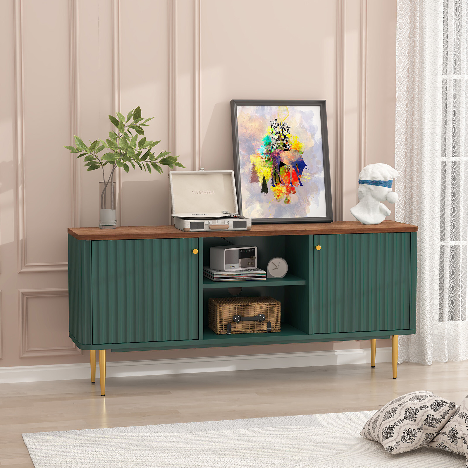 With Storage For 65"tv