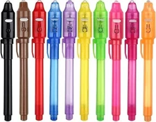 SCStyle Invisible Ink Spy Pens – Bolígrafo Espía con Tinta Invisible (10 Pack)
