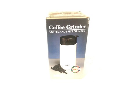 Salton Coffee Bean Grinder model gc-6 NIB NOS Vintage 1986