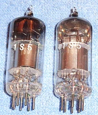 2 NOS 1S5 Vacuum Tubes - AVC Detector Amplifiers for Zenith G-500 T.O. Radio
