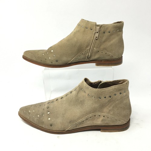 tan studded booties