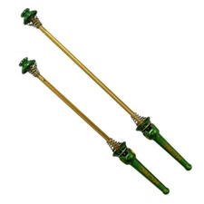 KCNC Grooving QR Road Titanium Axle Hub Skewer , Green