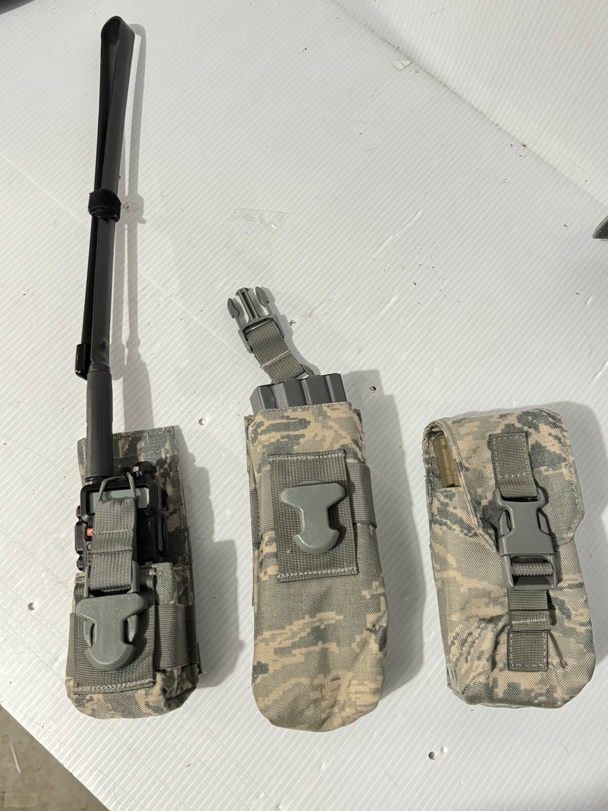 USAF Air Force Radio MOLLE Pouch Pocket ABU/ Tiger Stripe Camo 3 Sizes S,M,L