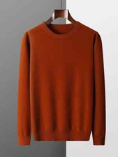 Sweater Men's Round Neck Pullover Tops Autumn Winter Sweater