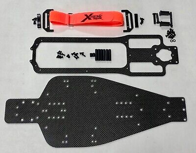 XTREME RACING TRAXXAS RUSTLER / SLASH LCG CARBON FIBER CHASSIS 10619 RTR SHORT | eBay