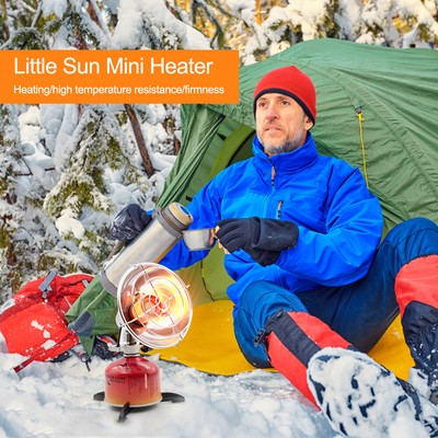 Stainless Steel Heating Stove Winter Warm Gas Heating Furnace for Fishing  Hiking | eBay