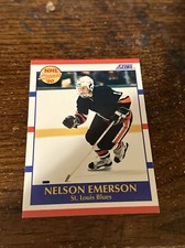 1990-91 Score Nelson Emerson Rookie St. Louis Blues #383