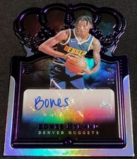 RC AUTO #'d /25 BONES HYLAND 🚨PURPLE 💥SSP ROOKIE 🔥2021-22 Panini Crown Royale