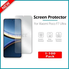 1-100 LOT Ultra Clear HD Screen Protector for Android Phone Xiaomi Poco F7 Ultra