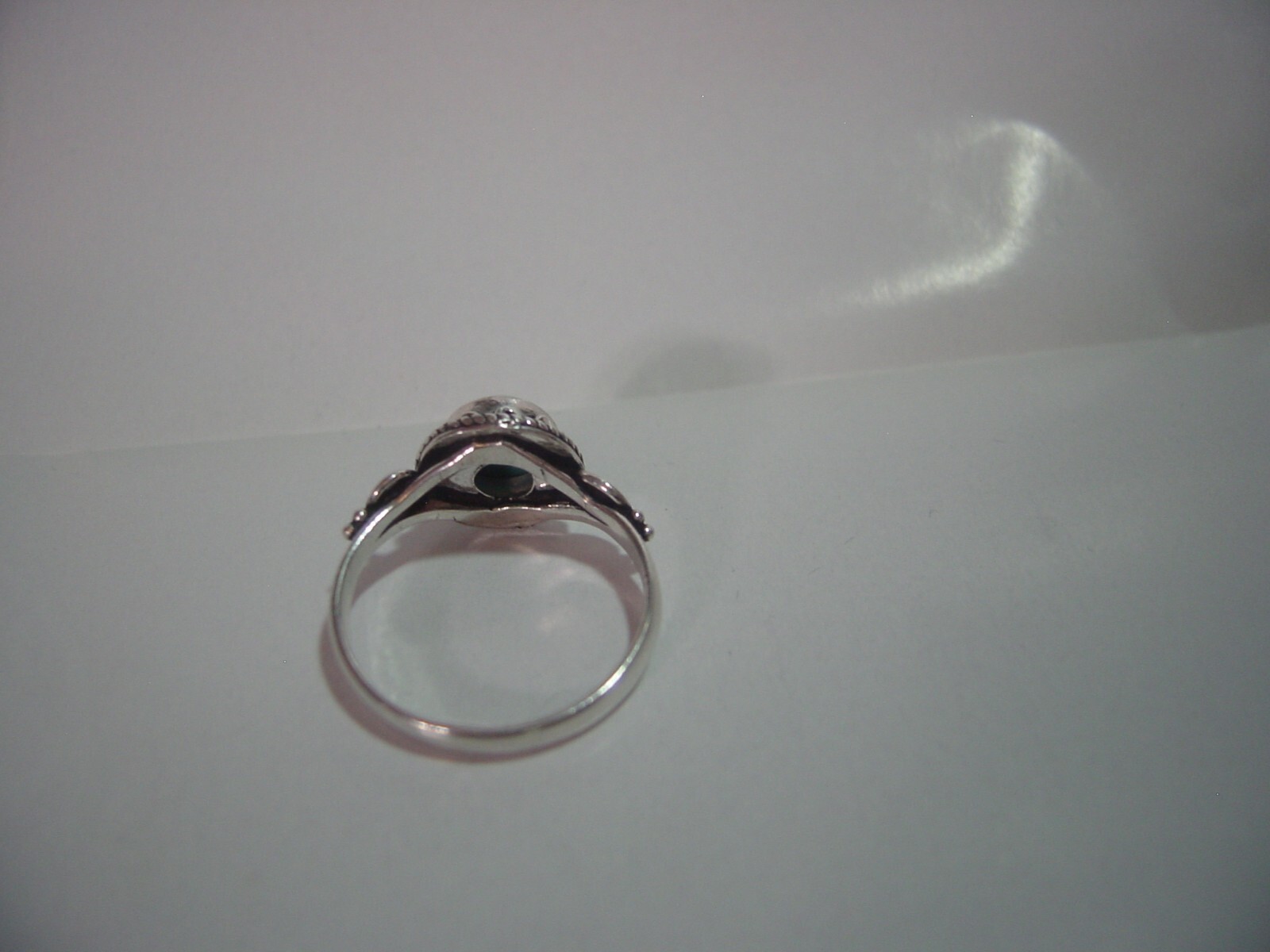 Stunning Solid Silver Ring-vintage-beautiful turq… - image 9