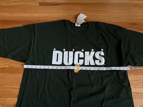 OREGON DUCKS Green Cotton Short Sleeve T Shirt 2XL XXL Go DUCKS Shirt - Picture 3 of 9