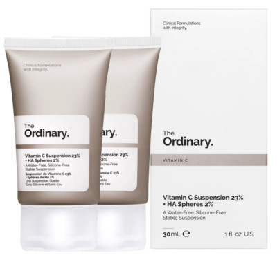 The Ordinary Vitamin C Suspension 23% + HA Spheres 2% 1 fl oz / 30 ml 2 Pack