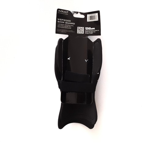 Wilson WSP2000 Shin Guard Adulto Negro Ligero Carcasa Reforzada - Imagen 2 de 4