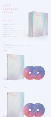 BTSアルバム 「LOVE yourself」 BTS - [Love Yourself 結 'Answer'] 4th Album S VER 2CD+116p
